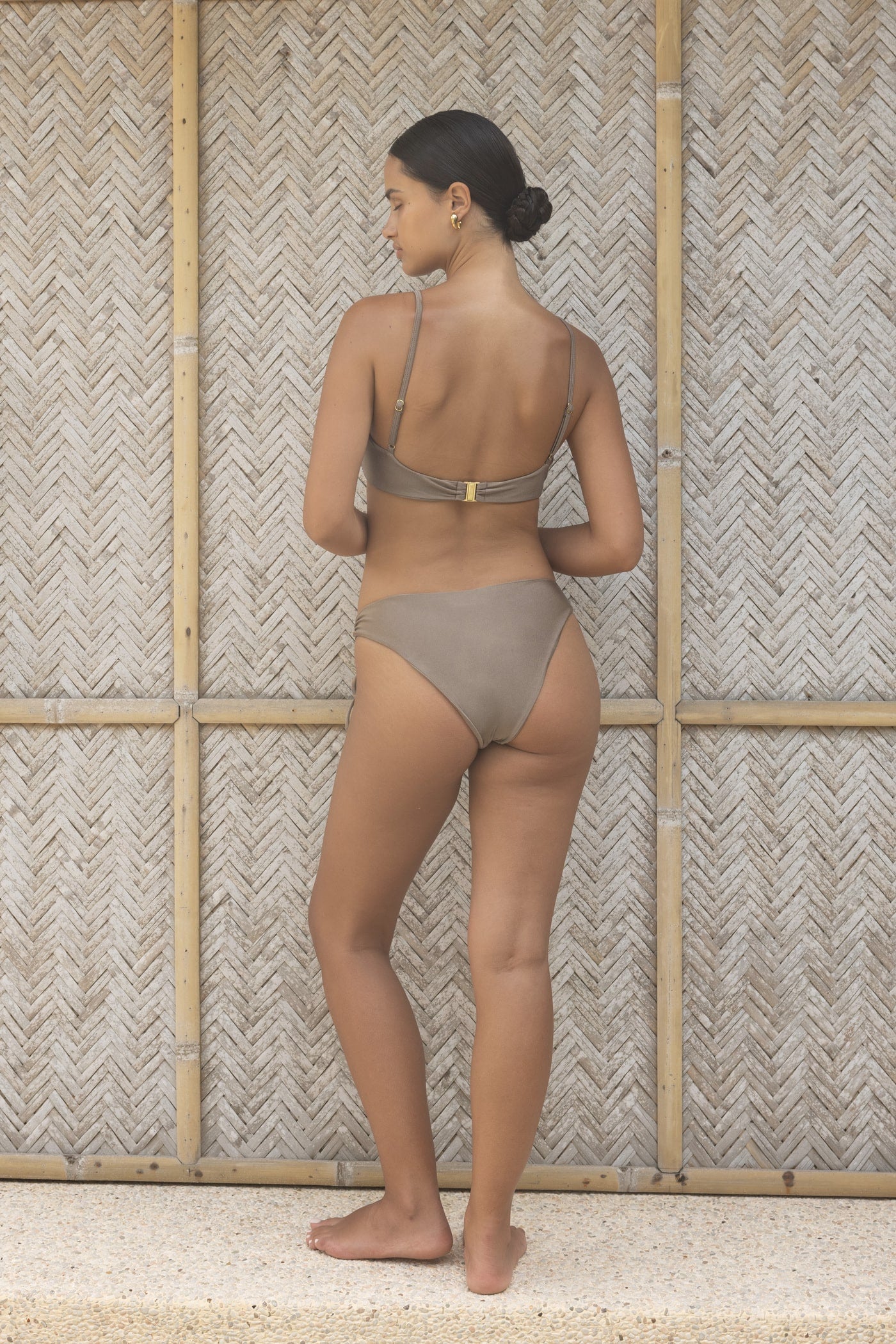 PIPER Tie Side Bottom Taupe